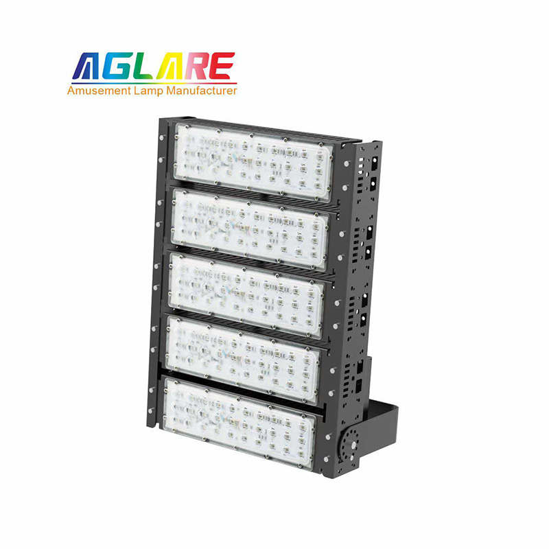led彩色投光灯 带？250W变色RGB泛光灯游乐园公园景观户外照明