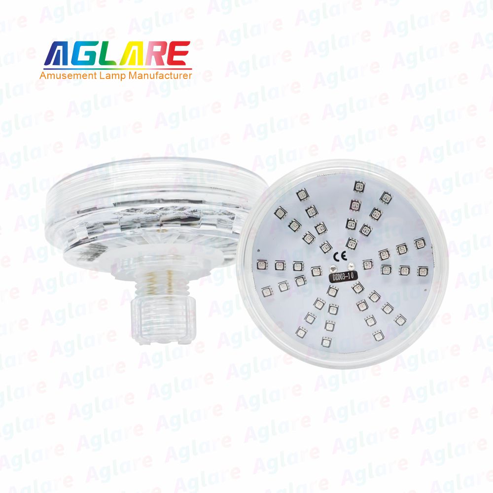 80mm RGB自动LED灯1-16旋转效果的游乐设施- AC24V， 48led